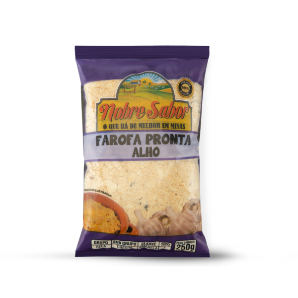 FAROFA PRONTA - ALHO 250G