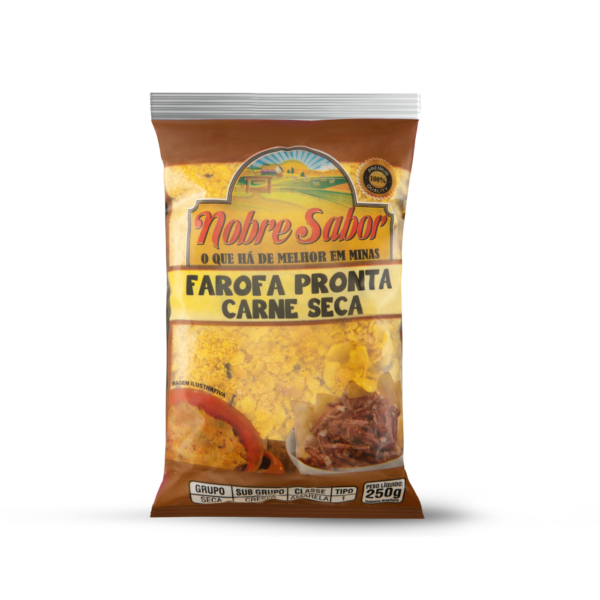 FAROFA PRONTA - CARNE SECA 250G