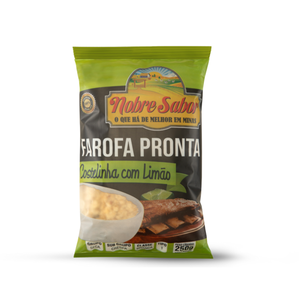 FAROFA PRONTA -COSTELINHA COM LIMÃO - 250G